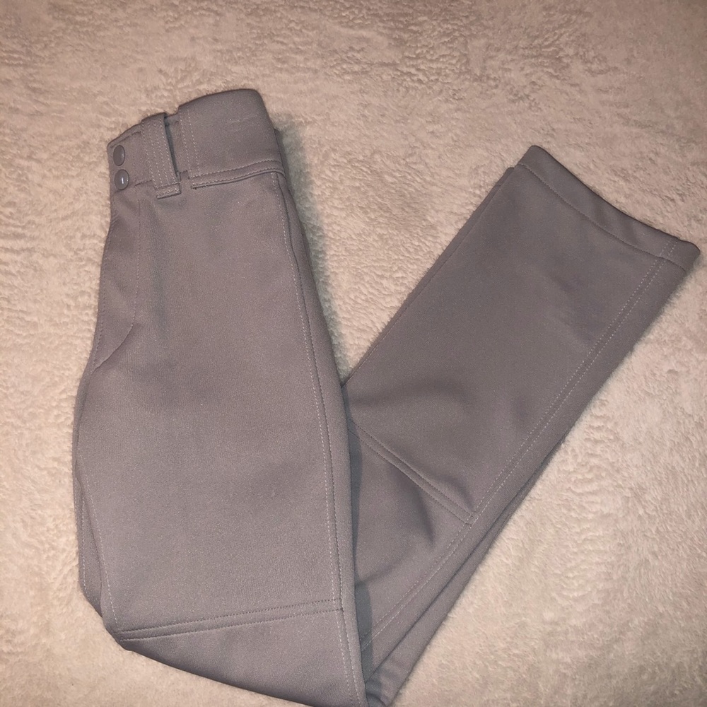 Mizuno Performance Gray Baseball  pants YS